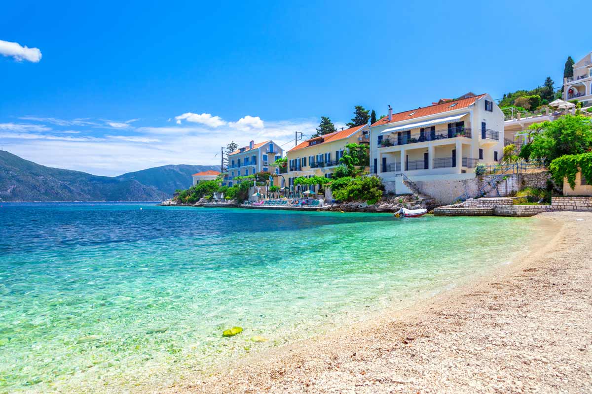 spiaggia di Fiskardo, Cefalonia