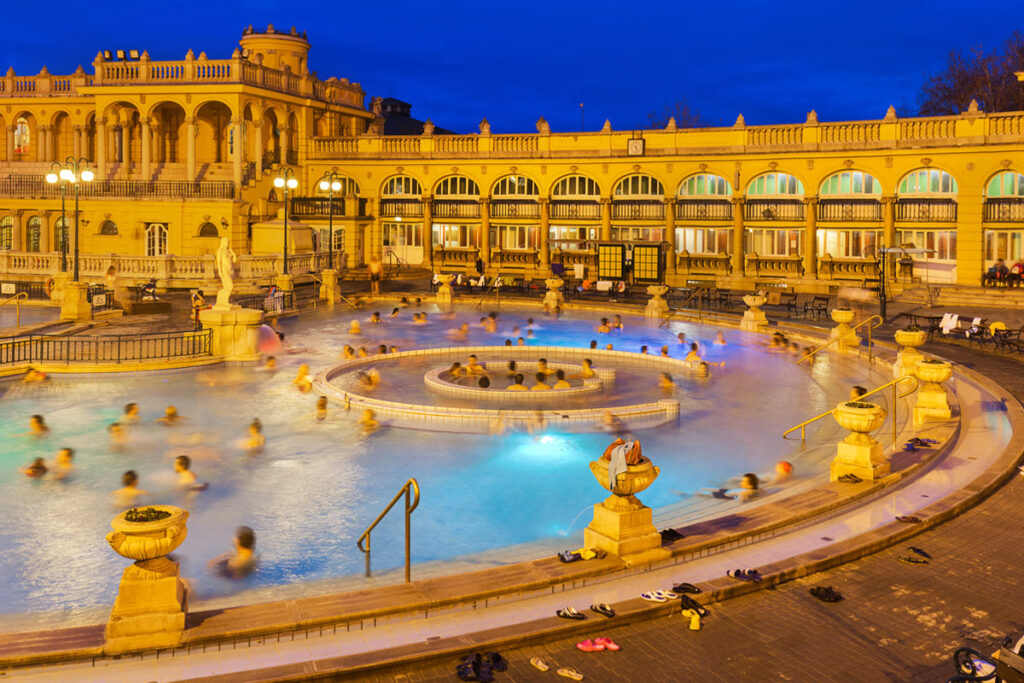 Terme Széchenyi a Budapest.