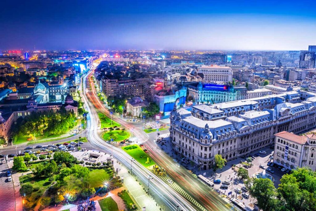 Bucarest, capitale Romania.