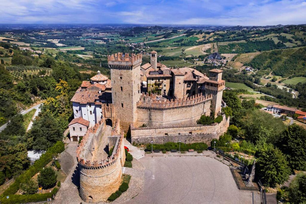 castello di Vigoleno in Emilia-Romagna
