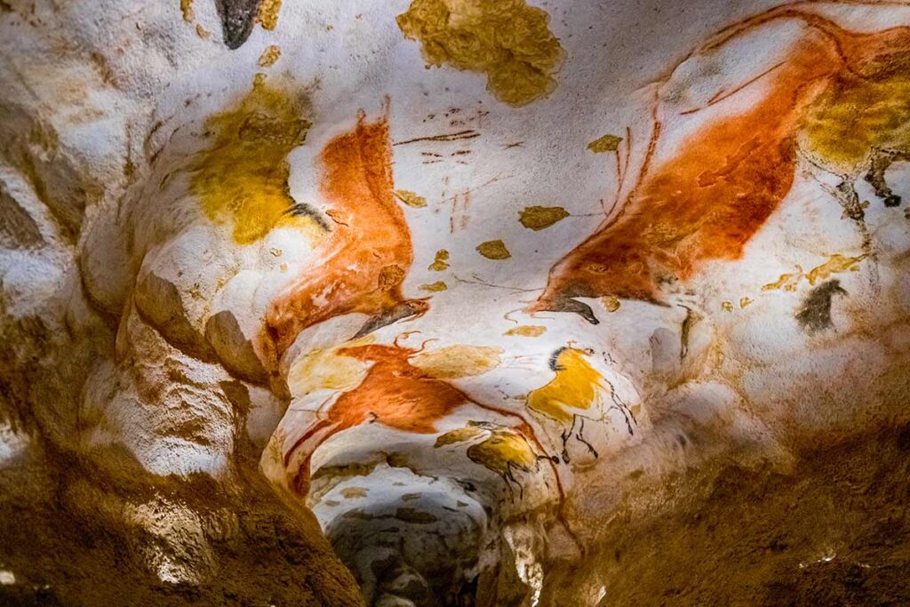 Grotte di Lascaux in Francia.