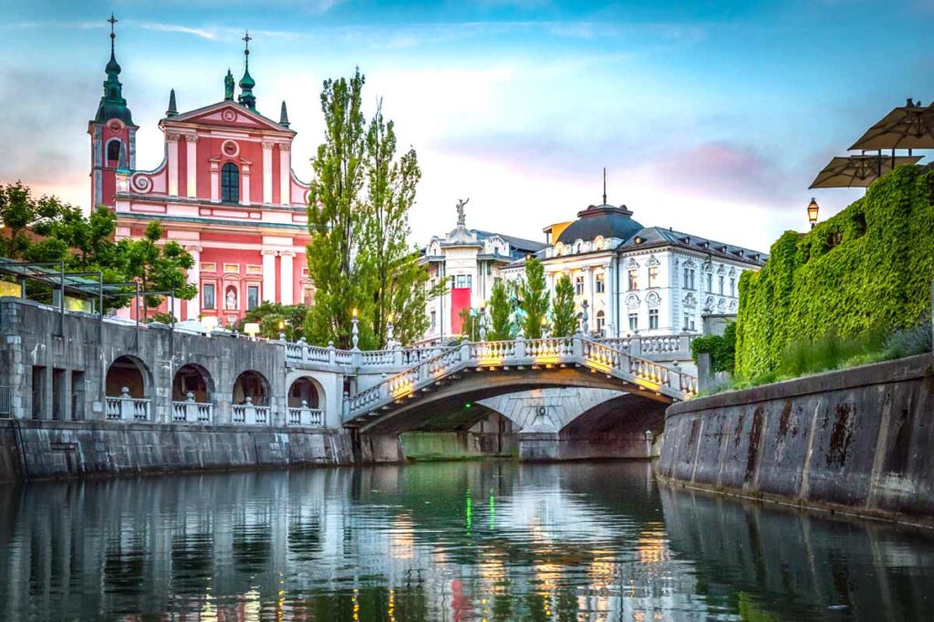 Lubiana capitale Slovenia.
