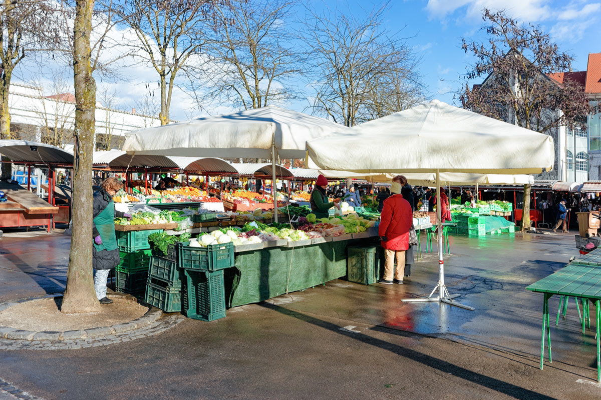 mercato centrale di Lubiana