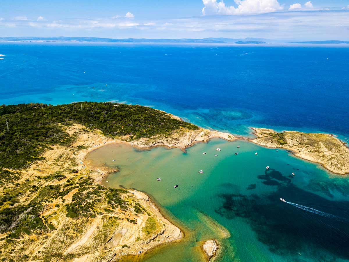 isola di Rab, spiaggia