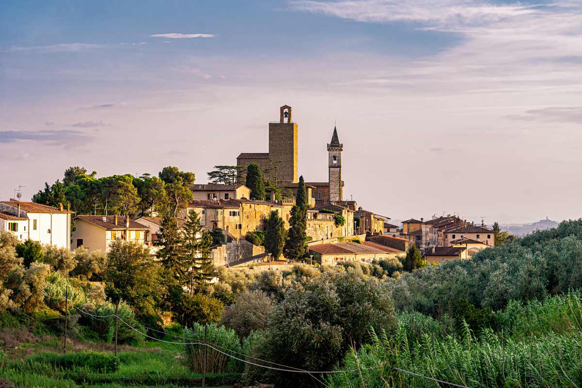 borgo di Vinci in Toscana