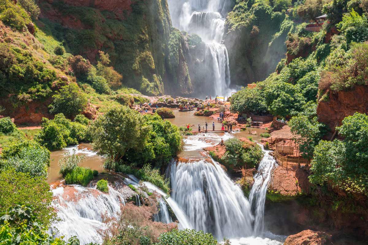 cascate di Ouzoud in Marocco