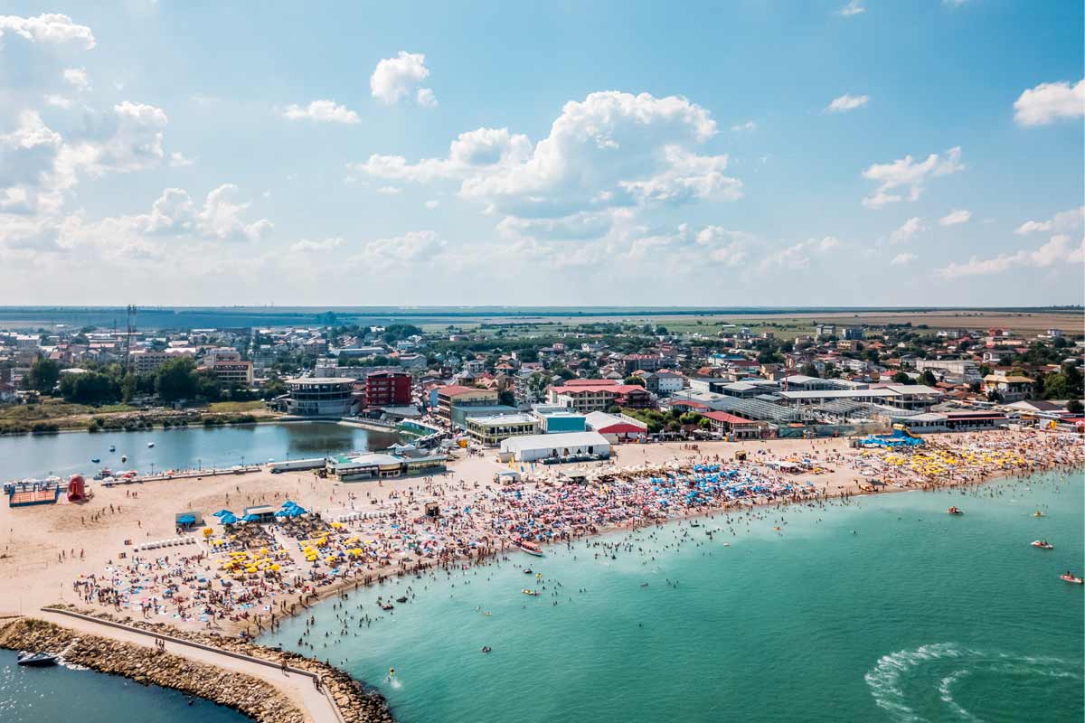 spiaggia di Costinesti in Romania