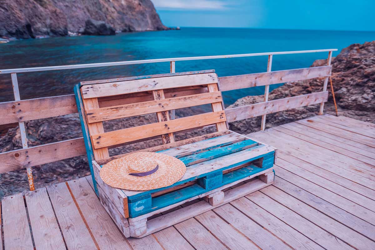 Zona relax con pallet