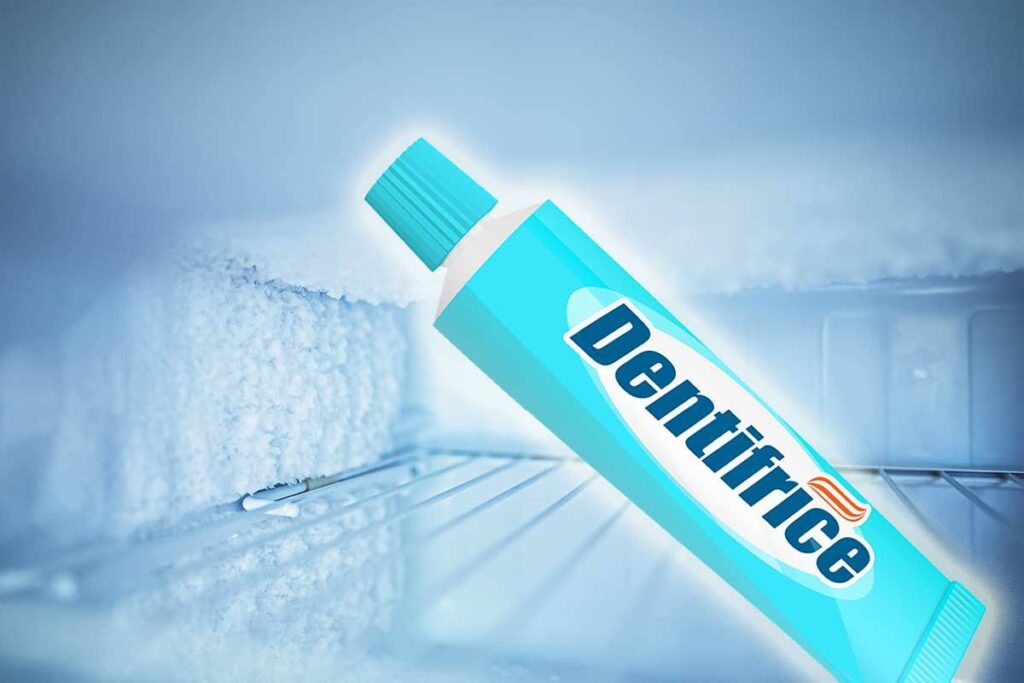 pulire con il dentifricio