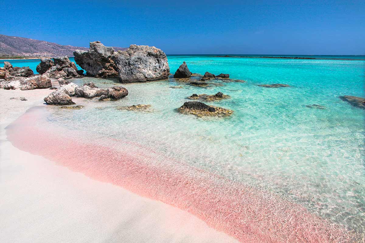 Spiaggia Elafonissi Creta, Grecia