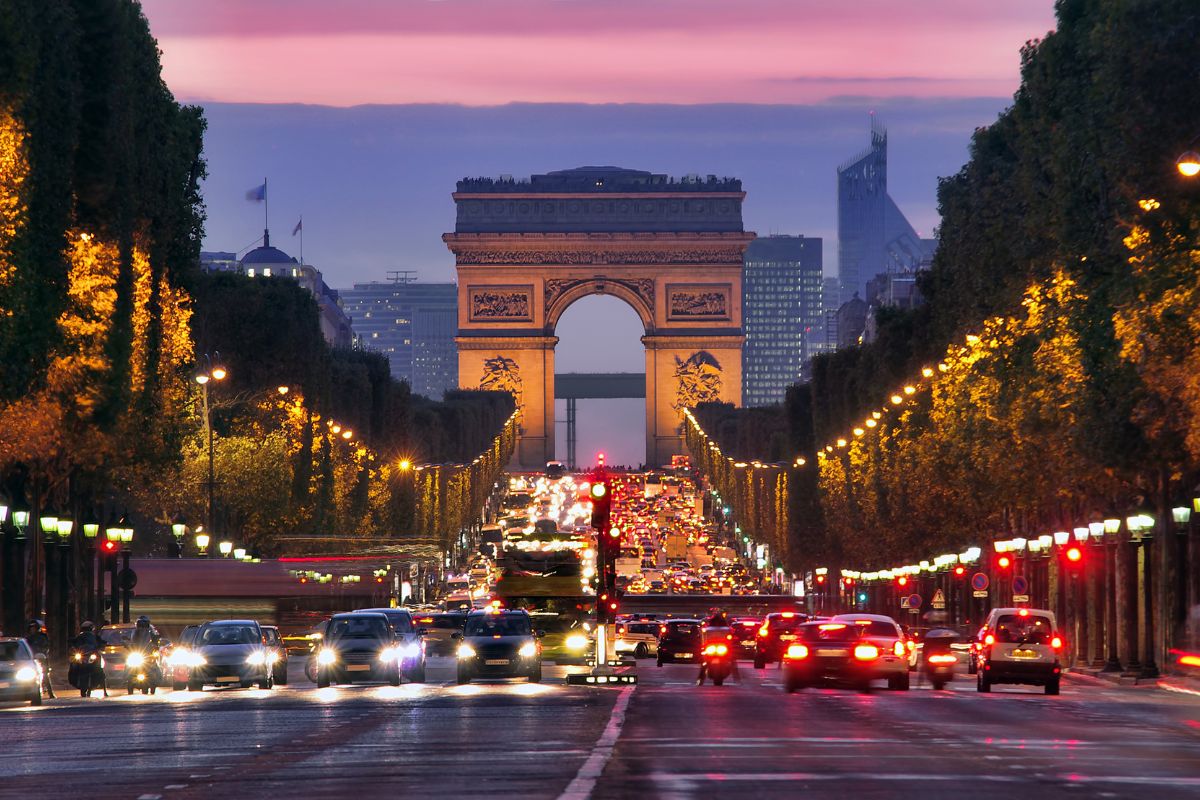 Parigi l'Arco di Trionfo