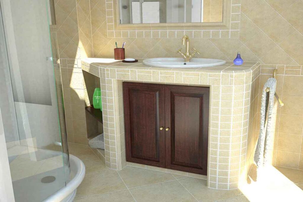 bagno in muratura
