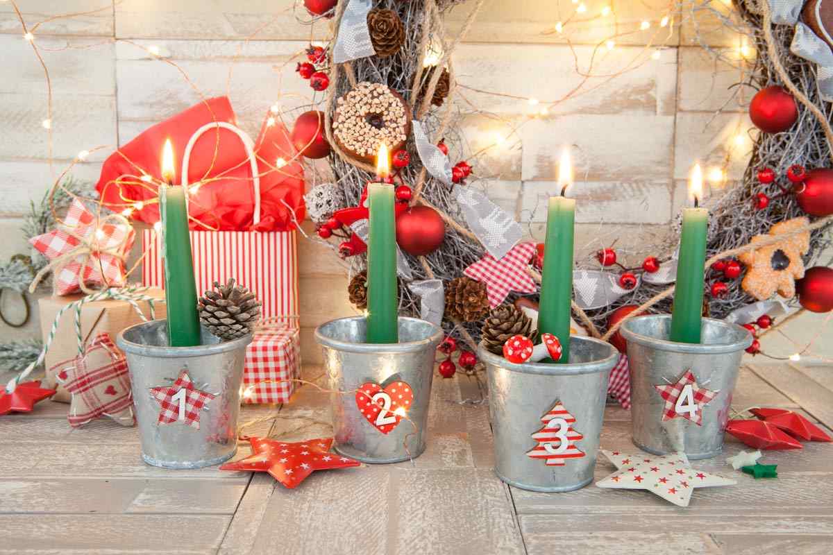 Creare un atmosfera calda a Natale con le candele