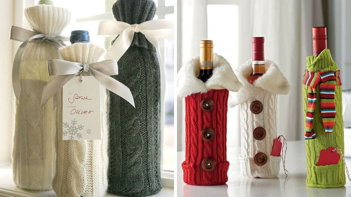 Copertura per bottiglie regalo