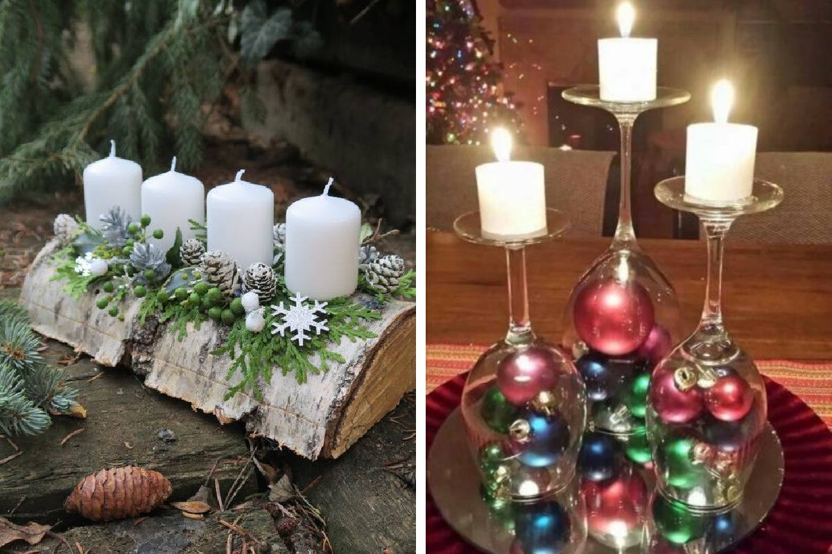 Shabby Chic Centrotavola Natalizi Fai Da Te Crea la magia con questi centrotavola natalizi fai da te