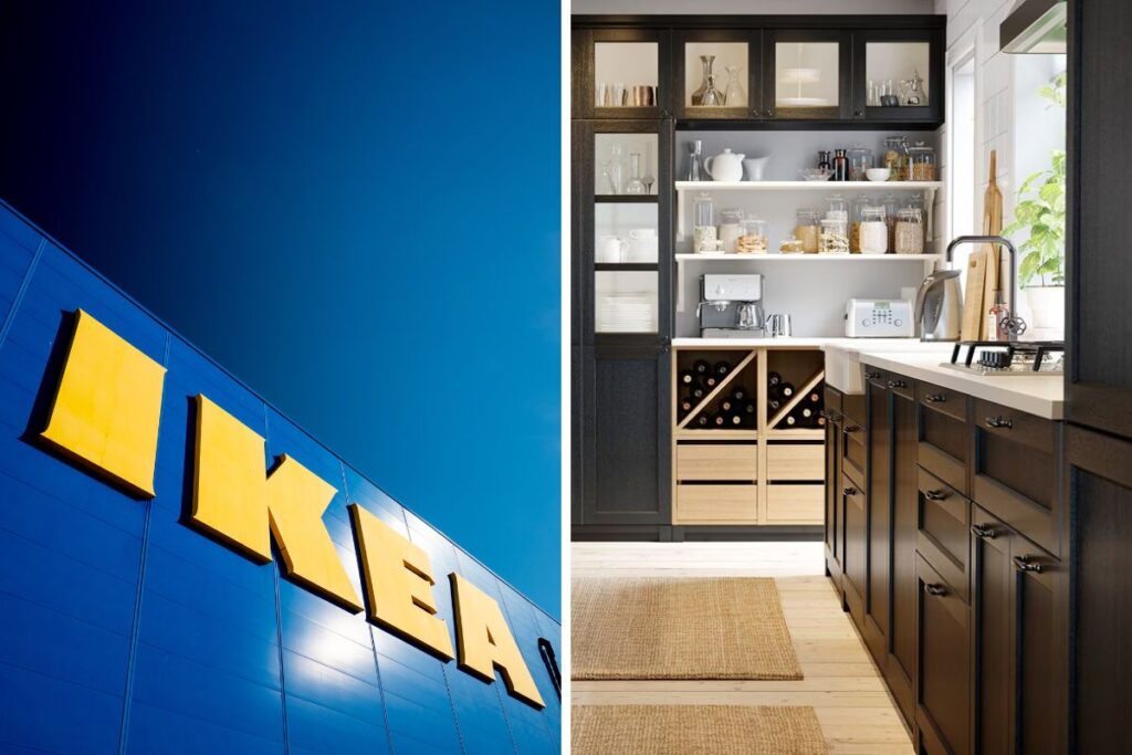 Cucina in stile country con Ikea