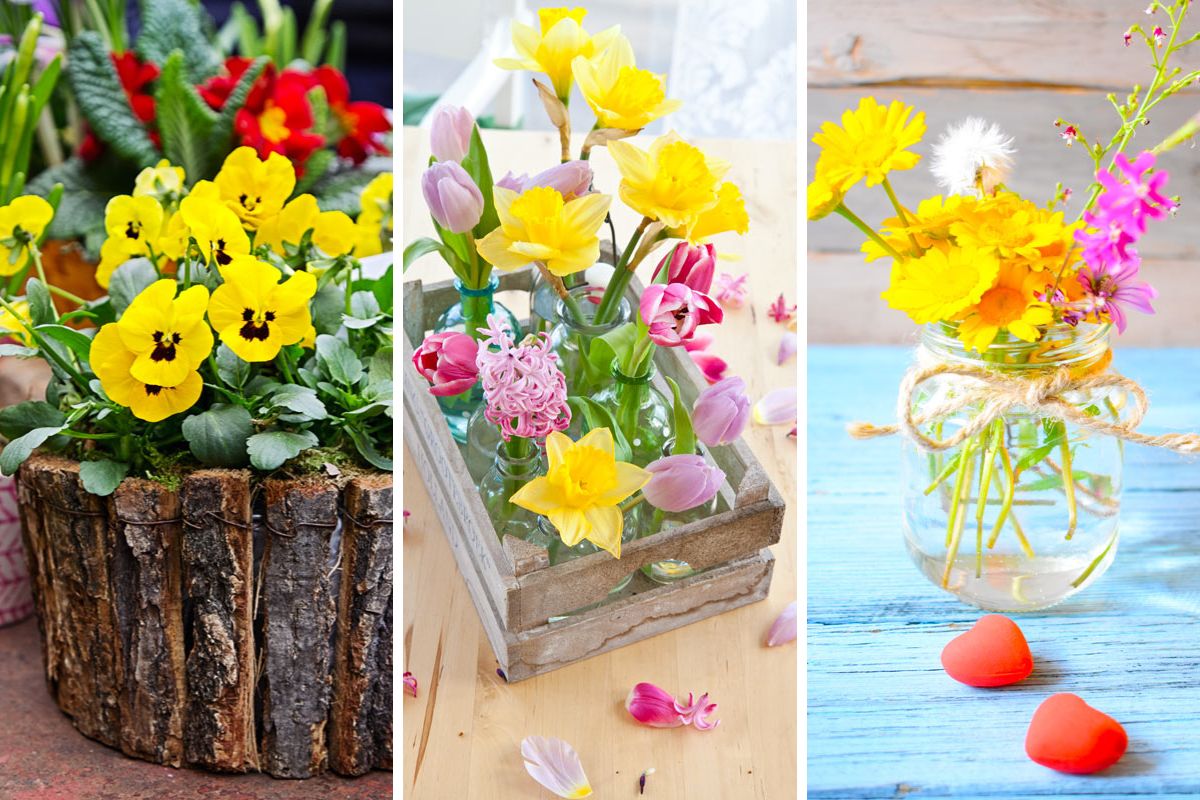 Decorazioni primaverili fai da te