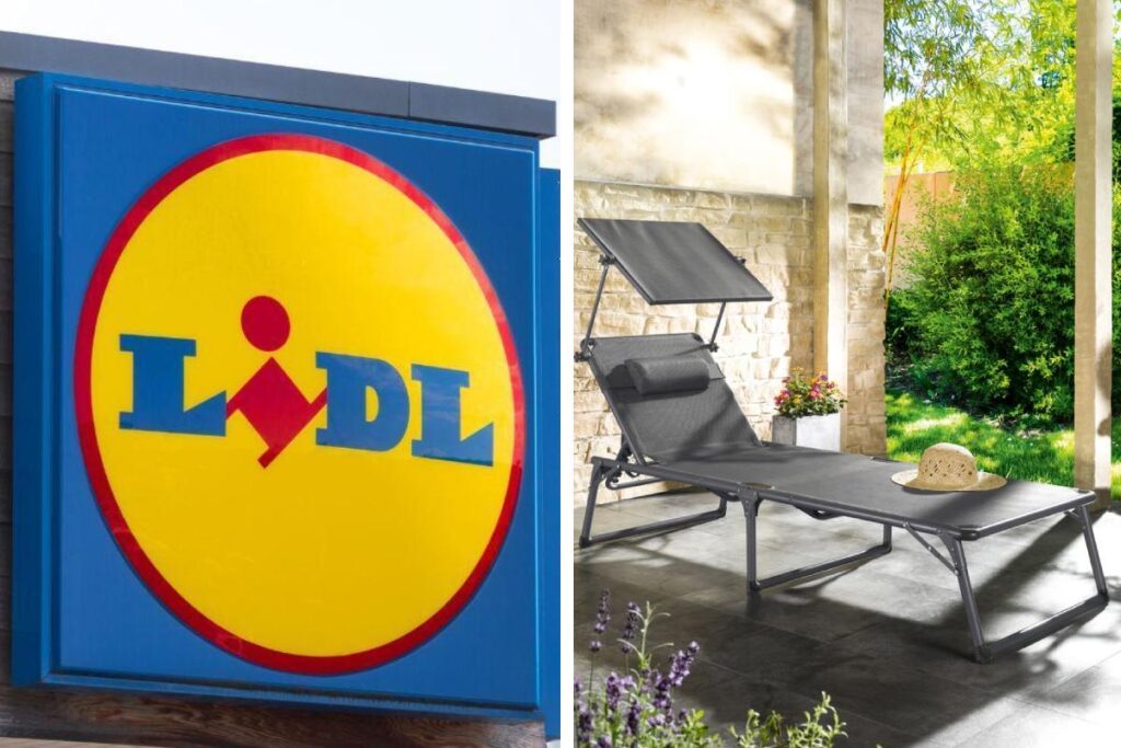 Lettino Lidl da esterno