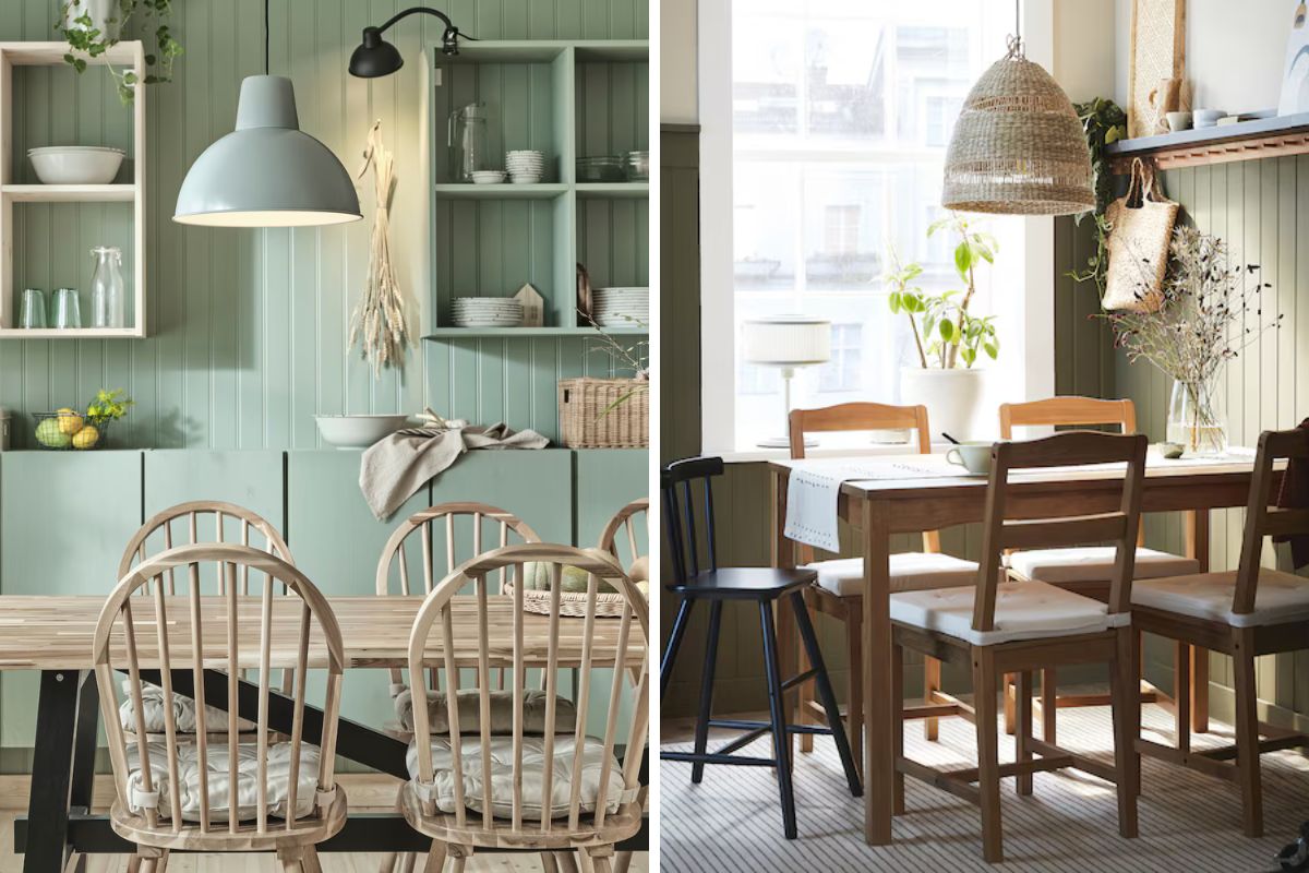 Cucina in stile country con Ikea