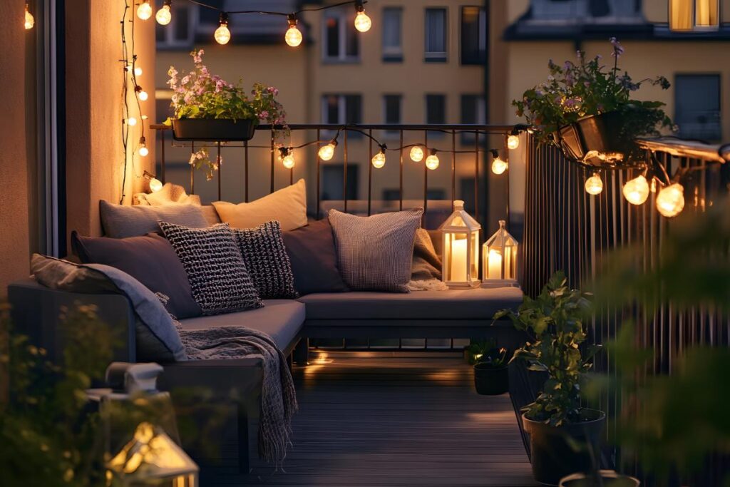 Come illuminare il balcone