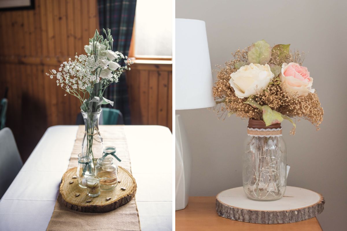 centrotavola shabby chic per la primavera