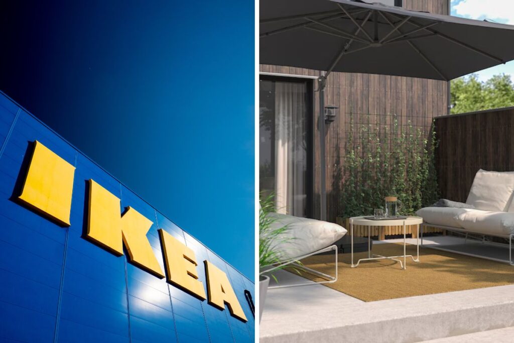 ikea ombrellone a sospensione