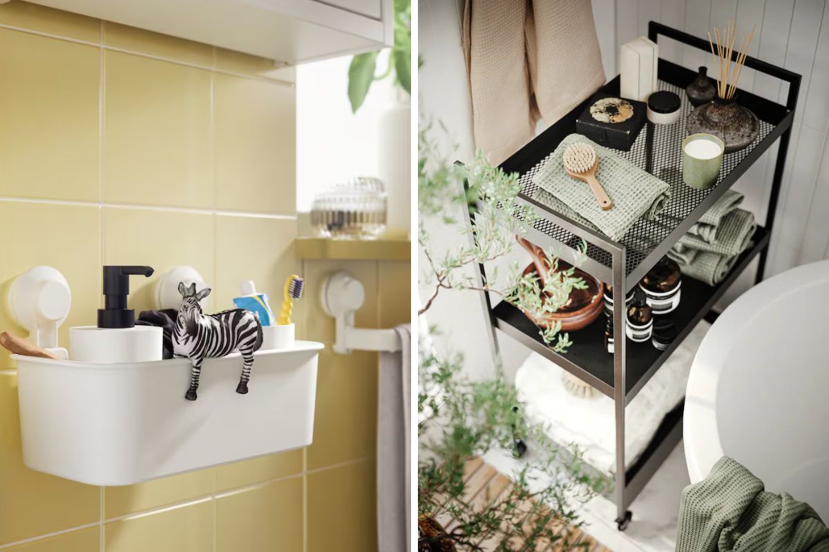 Ikea organizzazione bagno a pochi euro