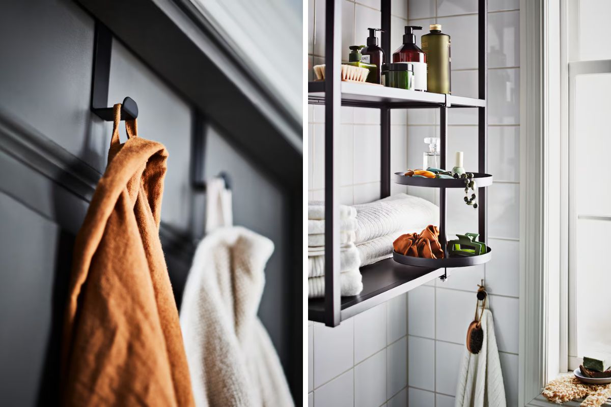 organizzare il bagno con ikea