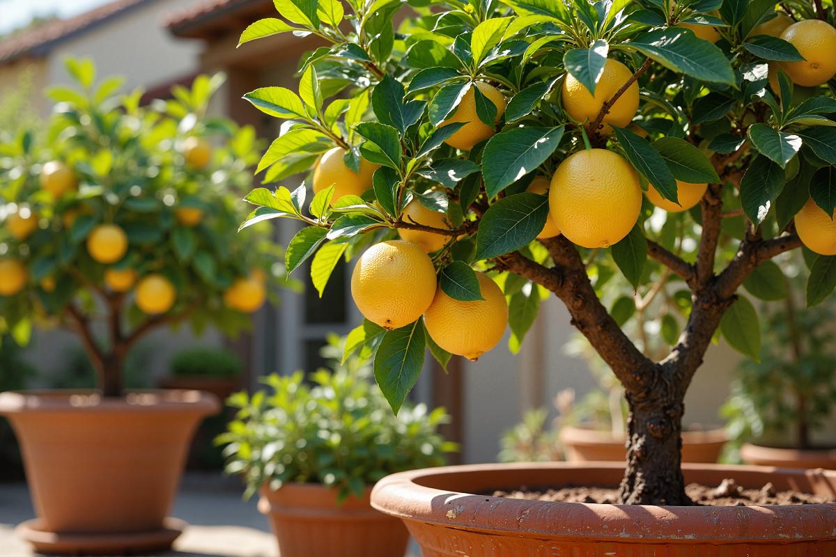 Le bucce di limone per gli alberi di limone