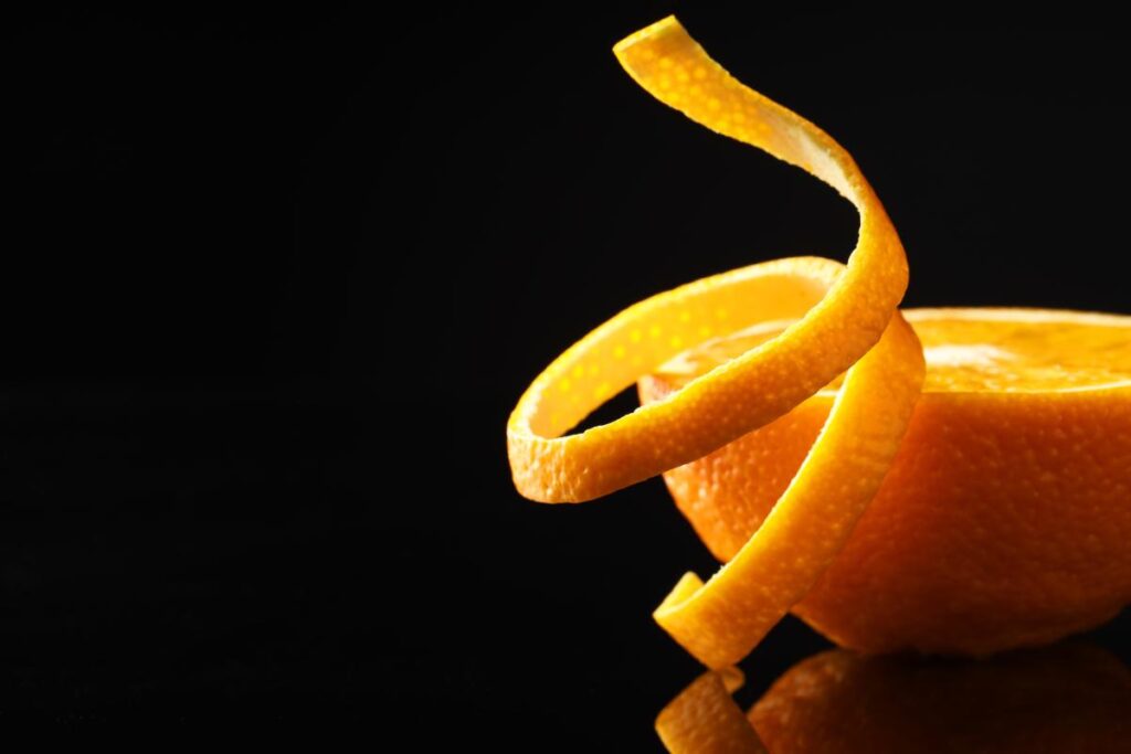 Bucce arancia in frigo