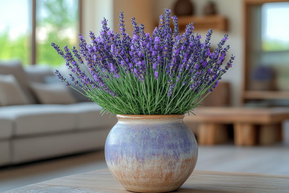 Il rinvaso della lavanda 