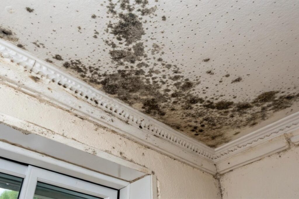 Come eliminare la muffa sul soffitto