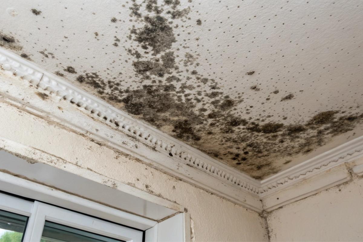 Come eliminare la muffa sul soffitto