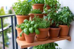 Coltivare le piante aromatiche sul balcone