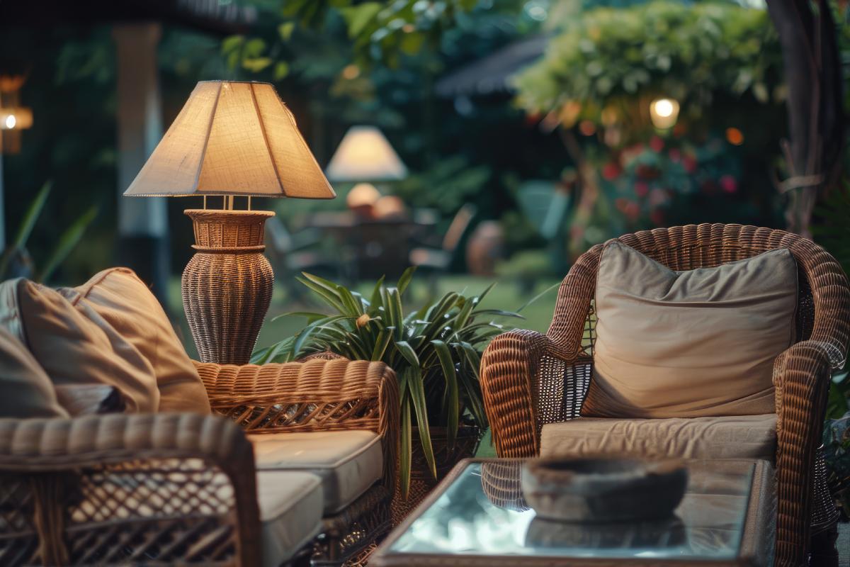 Il fascino delle lampade di rattan