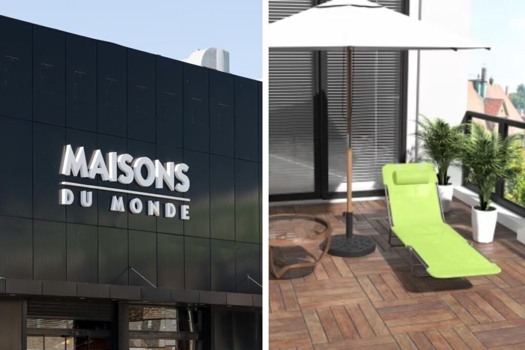 Maisons Du Monde presenta il lettino pieghevole