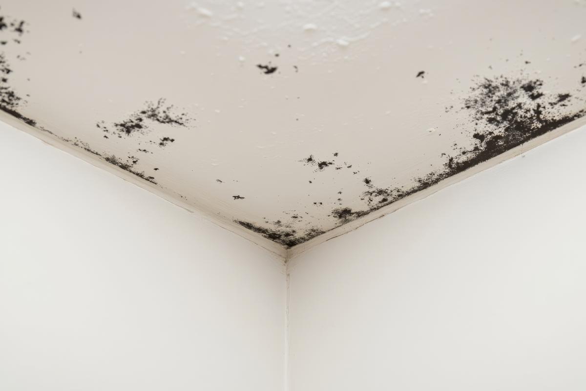 Come togliere la muffa dal soffitto