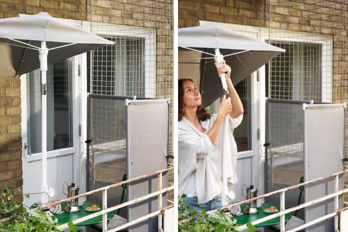 LILLEÖ, l'ombrellone per il balcone firmato Ikea