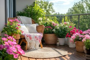 Piante che ravvivano un balcone piccolo