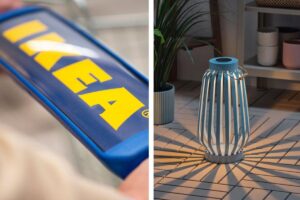 La lampada Ikea a energia solare che si accende quando il sole tramonta