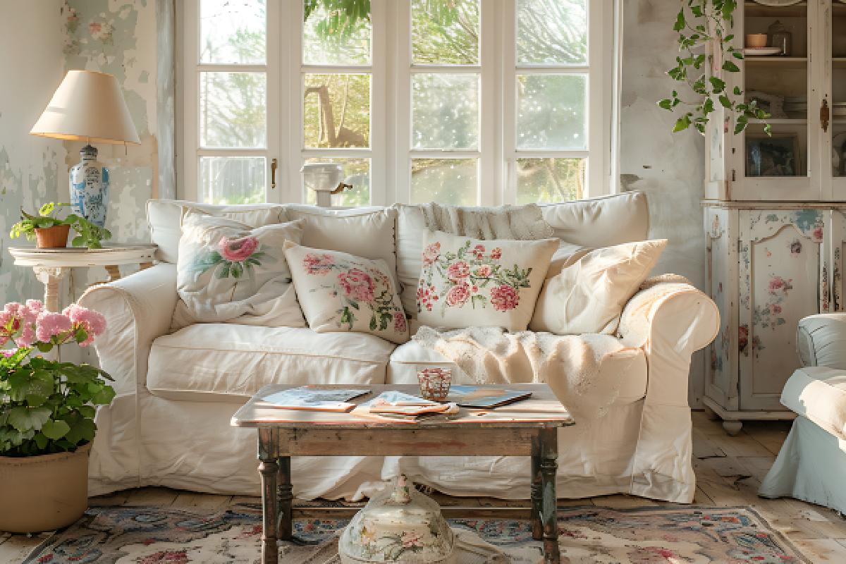 Atmosfere shabby chic dentro casa