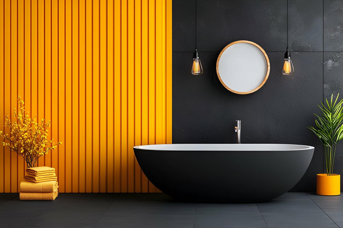La vasca rotonda cambia il volto del bagno