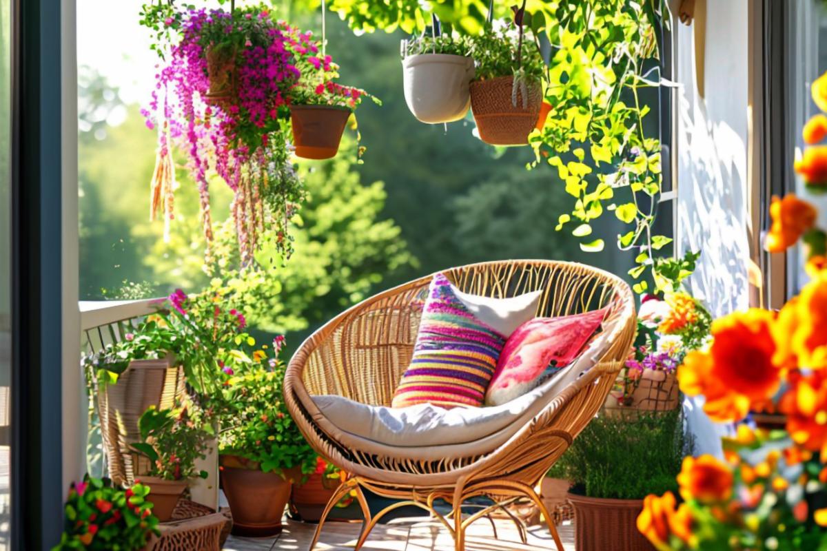 Balcone fiorito