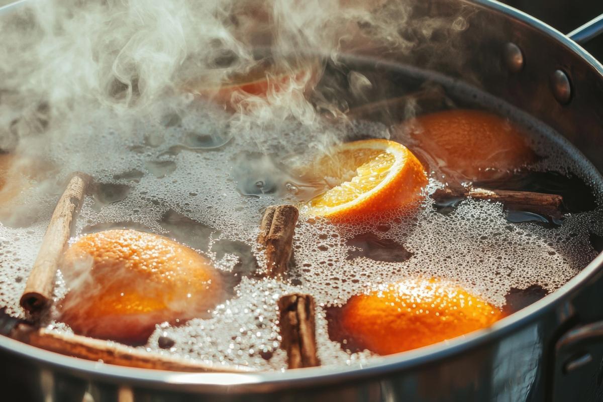 L'acqua bollita che profuma la casa