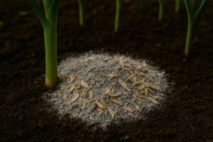 Aglio e cenere come fertilizzante