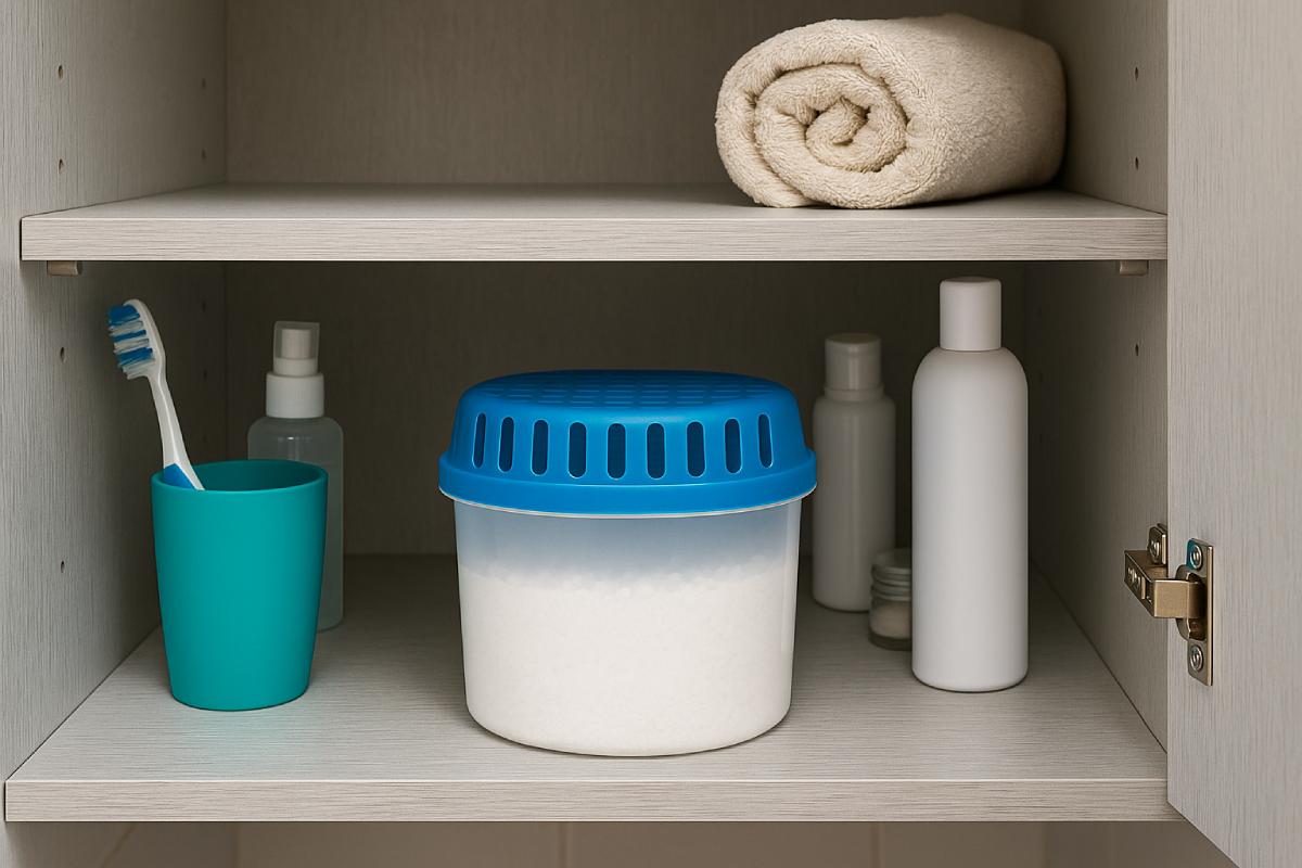 Niente più muffa e umidità in bagno col barattolo anto muffa