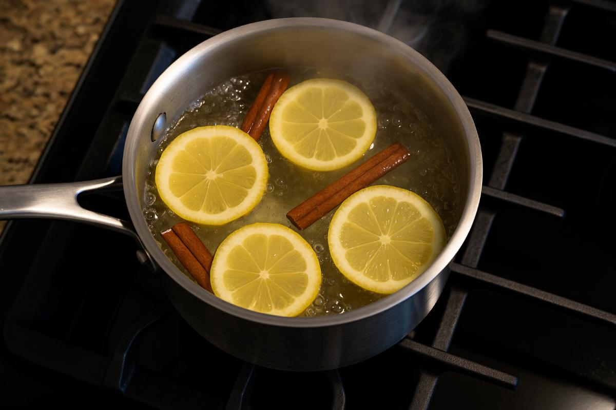 Limone e cannella per profumare casa