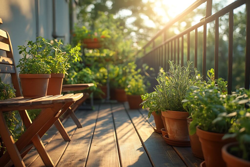 Il segreto per avere piante aromatiche rigogliose anche in balconi soleggiati