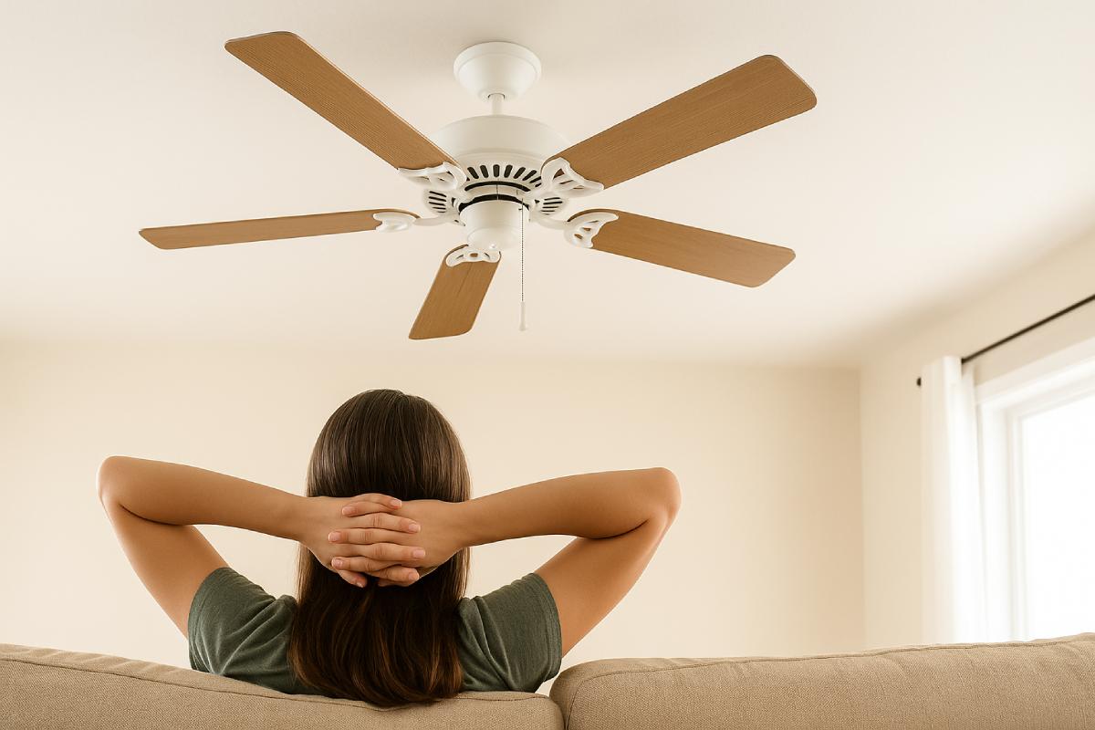 Pale del ventilatore pulire