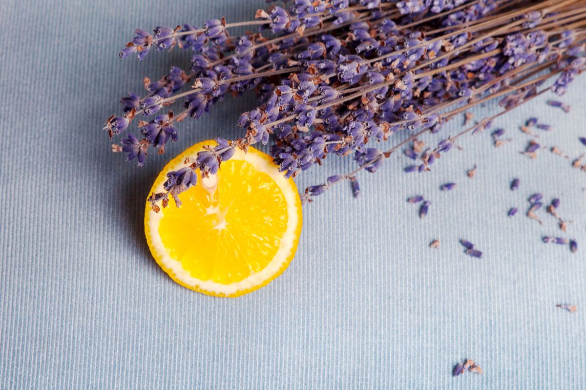 Centrotavola estivi con lavanda e limone